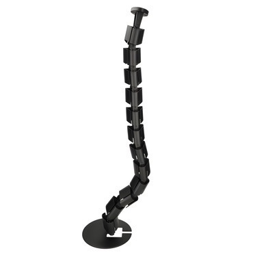 Organizér kabelový, délka 910 mm, O 40 mm, šedá grafitová