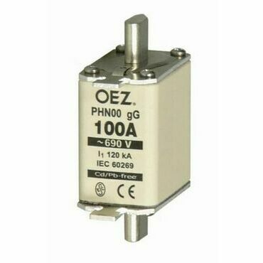 Pojistková vložka OEZ:40518 PHNA00 80A gG, Un AC 690 V / DC 250 V, velikost 00, gG -