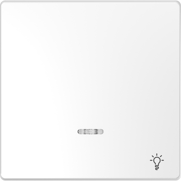 SCHN MTN3325-6035 Kryt spínače, Merten D-Life, s průzorem a symbolem zvonku, Lotus White