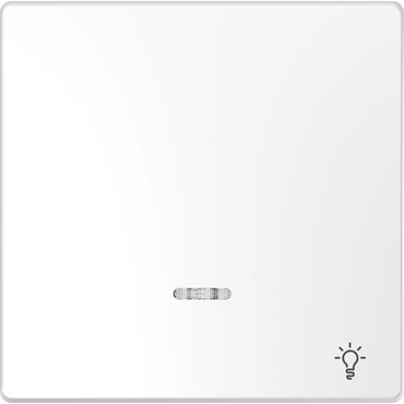 SCHN MTN3325-6035 Kryt spínače, Merten D-Life, s průzorem a symbolem zvonku, Lotus White