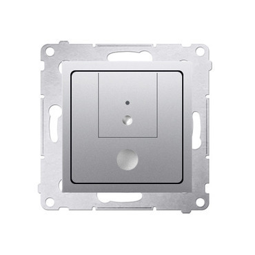 SIMON 54 D75310.01/43 Dvou tlačítkový stmívač, (strojek s krytem) 40–500 W (300 VA); Stříbro
