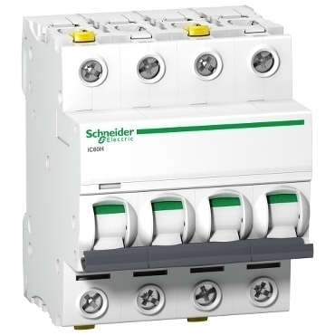 Jistič čtyřpolový SCHNEIDER A9F07425 Acti9 iC60H 4P 25A C 10kA