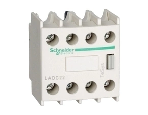 SCHN LADC22 Blok pomoc. kontaktů, montáž čelně, 2"Z"+ 2"V", vč.1"Z"+1"V" s překrytím