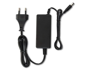 Adaptér napájecí MC LED adaptér 24W, DC 12V/2A, IP20, černý plast, s vidlicí