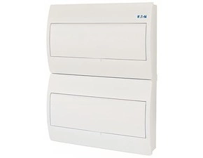 Rozvodnice nástěnná EATON 281694 BC-O-2/36-TW-ECO, bílé plast. dveře, 2 řady, 36 modulů