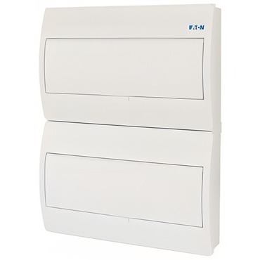 Rozvodnice nástěnná EATON 281694 BC-O-2/36-TW-ECO, bílé plast. dveře, 2 řady, 36 modulů