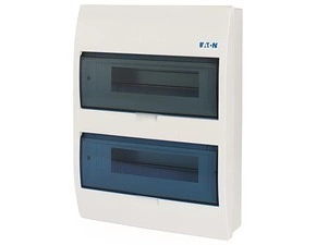 Rozvodnice nástěnná EATON 280349 BC-O-2/24-ECO, průhledné plast. dveře, 2 řady, 24 modulů