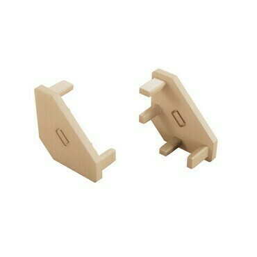 Koncovka profilu GREENLUX EC-PROFIL AJAR 2IN1 LIGHT IVORY  (12-1508-01)