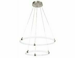 LED svítidlo závěsné RABALUX 72009 IRELIA saténově chromová LED 55W