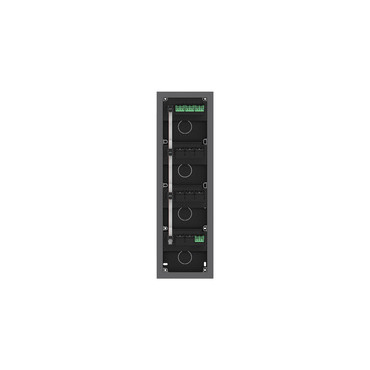 CZPHONE 5005005004 DV: GA4-F - Rám do zdi pro 4 svislé moduly vč. montážní krabice - pro modulární t