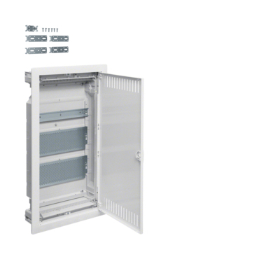 Rozvodnice zápustná HAG VU36NWB Rozvodnice multimediální zápustná, volta 36, s MP