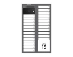 DV SYSTEM: 22 až 25 tlačítek + KAMERA a textové pole (4M+4M) - Do zdi