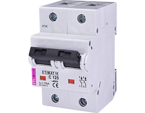 Jistič dvoupolový ETI 002133733, ETIMAT 10 2p C125