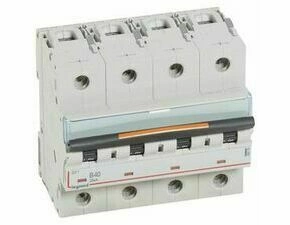 Jistič čtyřpolový LEGRAND 409746 DX3 4P B40 25KA