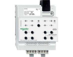 SCHN MTN649804 KNX žaluziový akční člen REG-K/4x/10+manuální režim RP 0,43kč/ks