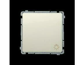 Ovladač zapínací SIMON BMS1A.01/12, řazení 1/0, 16 A/250 V~, šroubové svorky, béžová