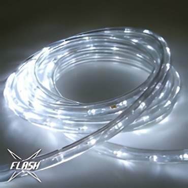LED hadice, FLASH, 50m, ledově bílá, 1500 diod, 350 m