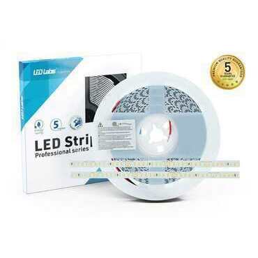 LED pásek GREENLUX LED STRIP 144LED/5,5W/m IP20 CW/5000K Ra90 24V 5m (*5m=1pcs)
