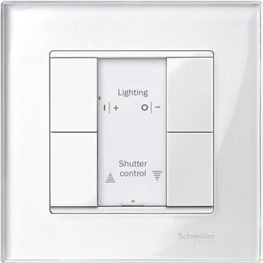SCHN MTN617219 KNX tlač. panel 2-násobný plus, Polar, System M RP 0,07kč/ks