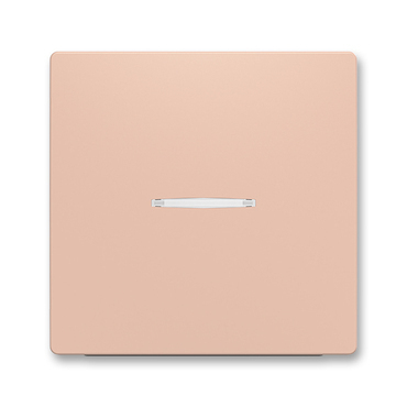 Kryt spínače ABB Zoni 3559T-A00653 242, pudrová, jednoduchý, s průzorem