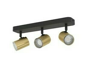 Svítidlo nástěnné EGLO BALKEN/3 GU10 SCHWARZ/MS-GEB.'CONSUMA 1'