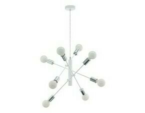 Svítidlo závěsné EGLO HL 8 E27 WEISS CHROM GRADOLI