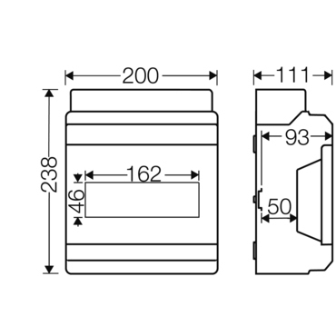 HEN KV PC 8109 Jističová skříň