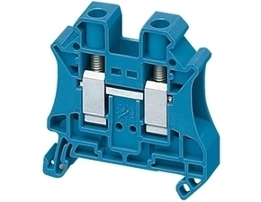SCHN NSYTRV102BL Šroubová svorka, 2 body, 10mm2 modrá (obj. mn. 50ks)