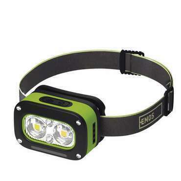 EMOS P3545 NABÍJECÍ ČELOVKA LED + LED 175 LM, 800 MAH