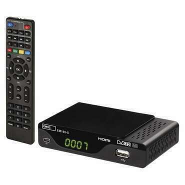 Set-top box EMOS J6014, HD, HEVC, H265, DVB-T2