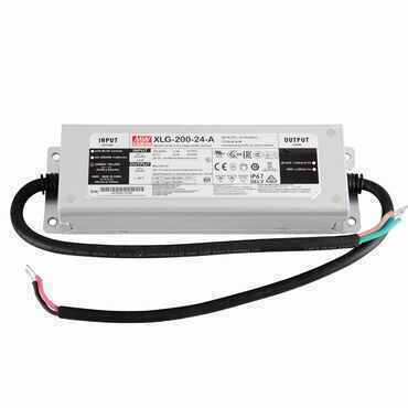 Napájecí zdroj LED GREENLUX LED napájecí zdroj MEAN WELL XLG-200-24V-IP67-A-MW