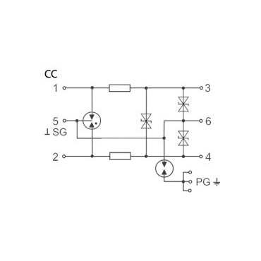 SEZ DM-CC-R/24 Přepěťová ochrana pro měření a regulaci