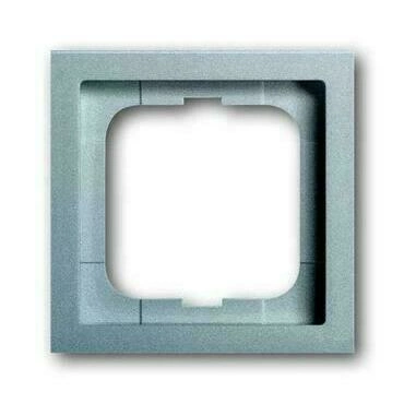 Rámeček jednonásobný ABB Future 2CKA001754A4301, hliníková stříbrná