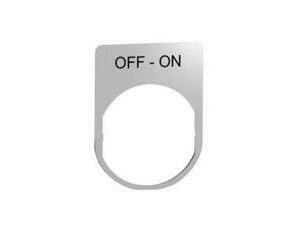 SCHN ZBYM2367 Kovový štítek s popisem