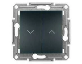 SCHN EPH1300171 Asfora - Žaluziový tlačítkový ovládač bezšroubový, antracit