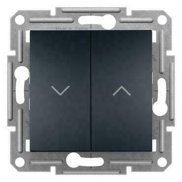 SCHN EPH1300171 Asfora - Žaluziový tlačítkový ovládač bezšroubový, antracit