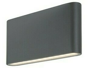 Venkovní nástěnné svítidlo Nesna antracitová LED 2×6W RABALUX 7952
