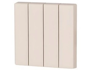 EATON 126051 CWIZ-04/02 Kryt RF tlačítka 4x1/4 55x55mm, Krémová, matná