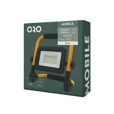 LED reflektor LED-POL Mobile 30W neutrální bílá