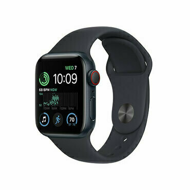 APPLE MNPL3CS/A Apple Watch SE GPS + Cellular 40mm Midnight Aluminium Case with Midnight Sport Band