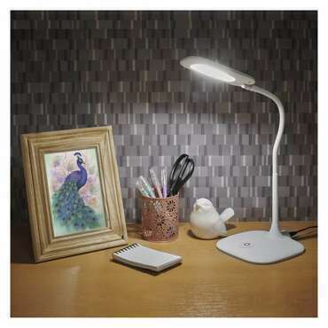 EMOS Z7602W LED STOLNÍ LAMPA STELLA BÍLÁ