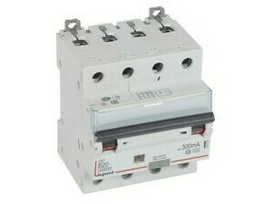 Chránič kombinovaný LEGRAND 411230 DX3 KOMB. 4P B20 300MA A 6KA