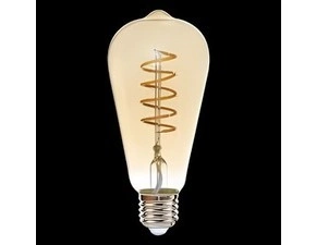 LED žárovka LED-POL Fl Goldie E27 ST64 4W teplá bílá