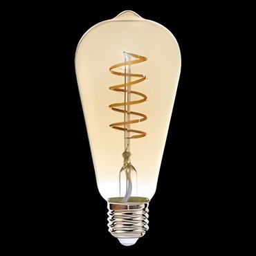 LED žárovka LED-POL Fl Goldie E27 ST64 4W teplá bílá