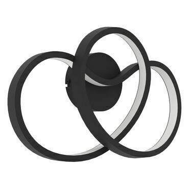 Svítidlo nástěnné EGLO LED-WL SCHWARZ WS GIANELLA