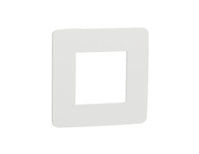 SCHN NU280218 Unica Studio Color - Krycí rámeček jednonásobný, Bílý/Bílý