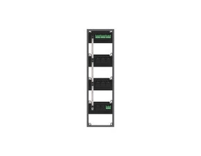 CZPHONE 5005005008 DV: GA4-S - Box na zeď pro 4 svislé moduly - pro modulární tablo v systému DV ePa