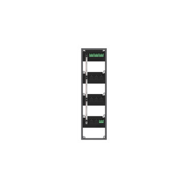 CZPHONE 5005005008 DV: GA4-S - Box na zeď pro 4 svislé moduly - pro modulární tablo v systému DV ePa