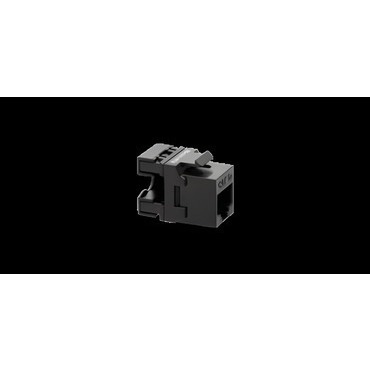 Konektor datové zásuvky SIMON FCRJ455e, RJ45 kat. 5e, nestíněný (UTP), černá