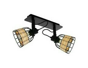 Svítidlo bodové EGLO BALKEN 2 E27 SCHWARZ RATTAN ANWICK 1
